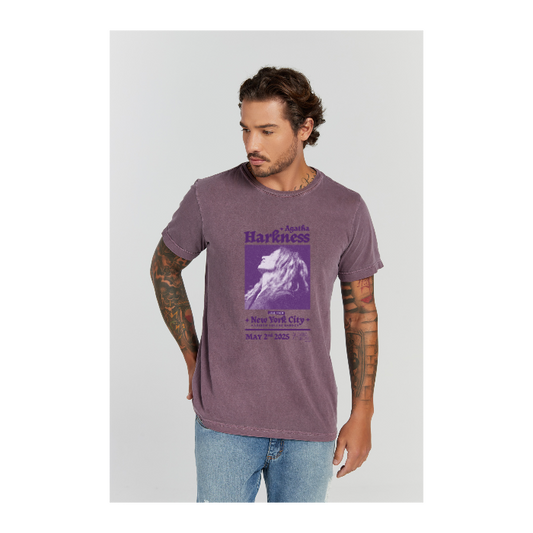 Camiseta Estonada Roxo