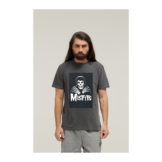 Camiseta Estonada Cinza Chumbo