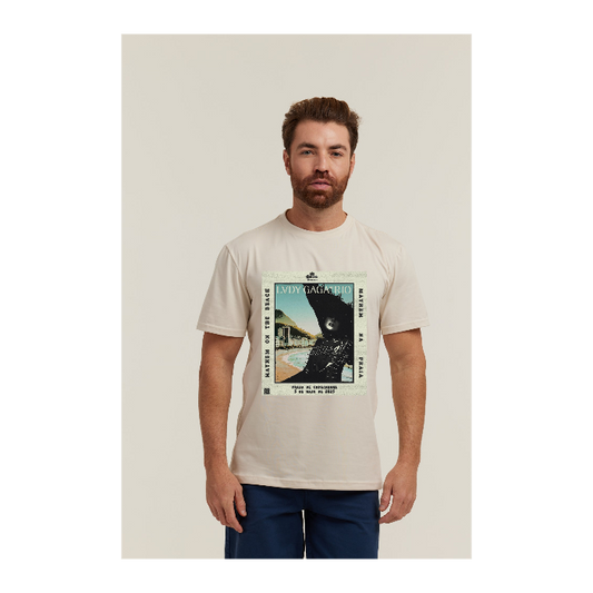 Camiseta Pima Areia