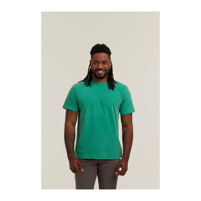 Camiseta Estonada Verde Bandeira