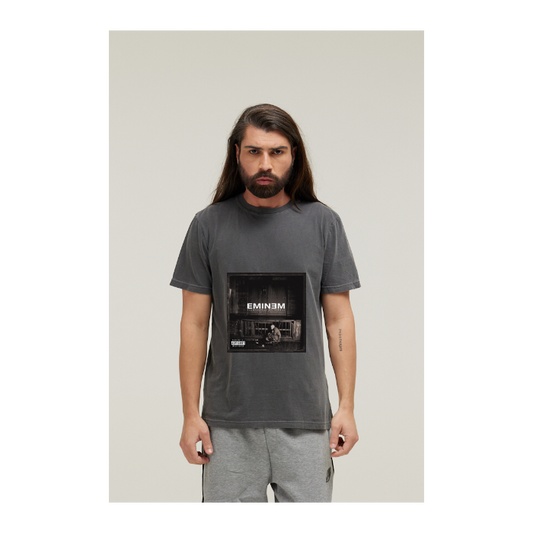 Camiseta Estonada Cinza Chumbo