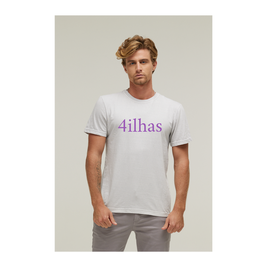 Camiseta Estonada Branco Gelo