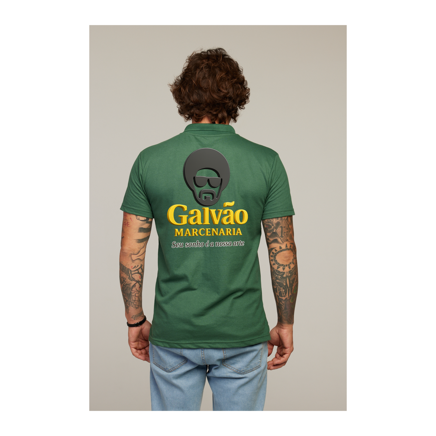 Camisa Polo Verde Musgo