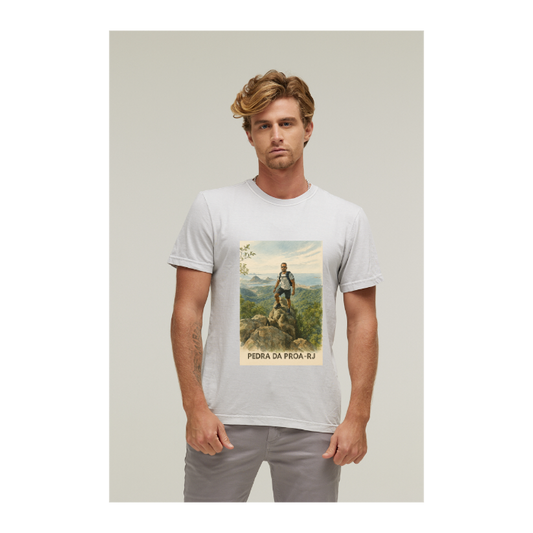 Camiseta Estonada Branco Gelo