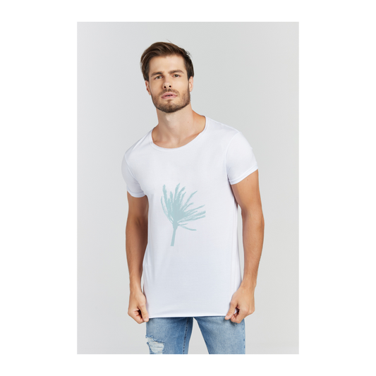 Camiseta Longline Branco