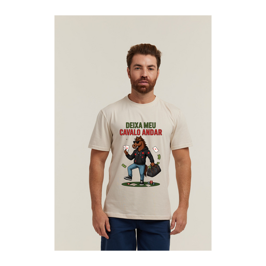 Camiseta Pima Areia