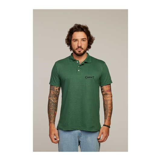 Camisa Polo Verde Musgo