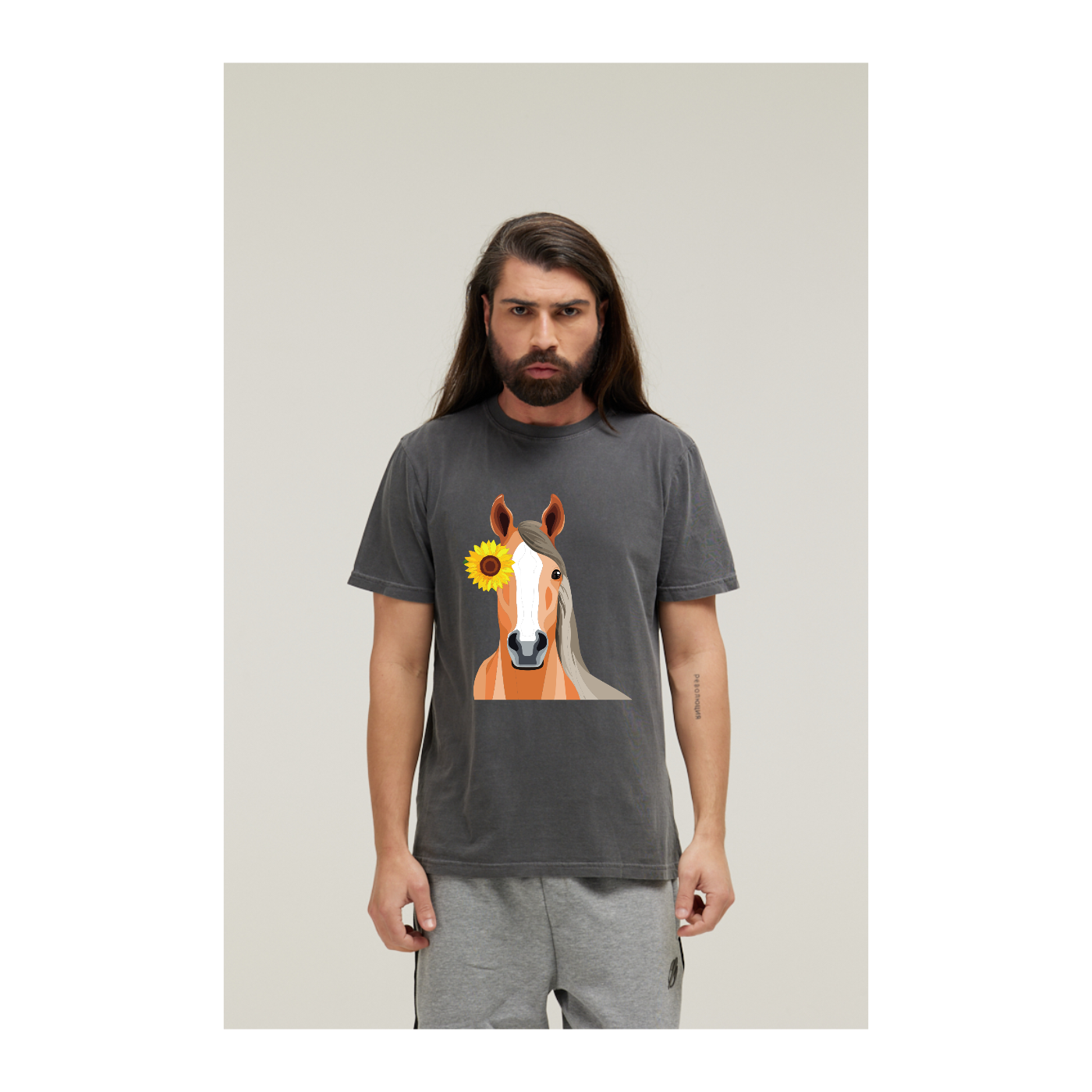 Camiseta Estonada Cinza Chumbo