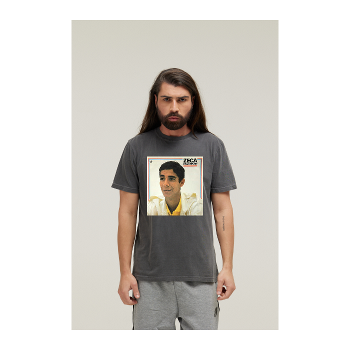 Camiseta Estonada Cinza Chumbo