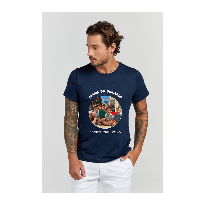 Camiseta Premium Azul Marinho