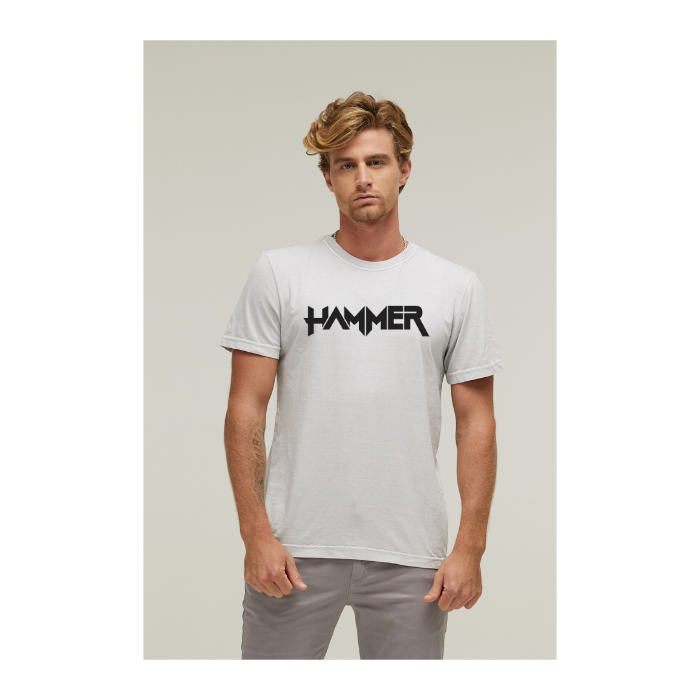 Camiseta Estonada Branco Gelo