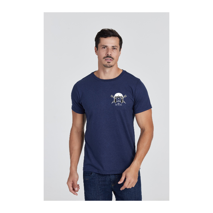 Camiseta Básica Azul Marinho