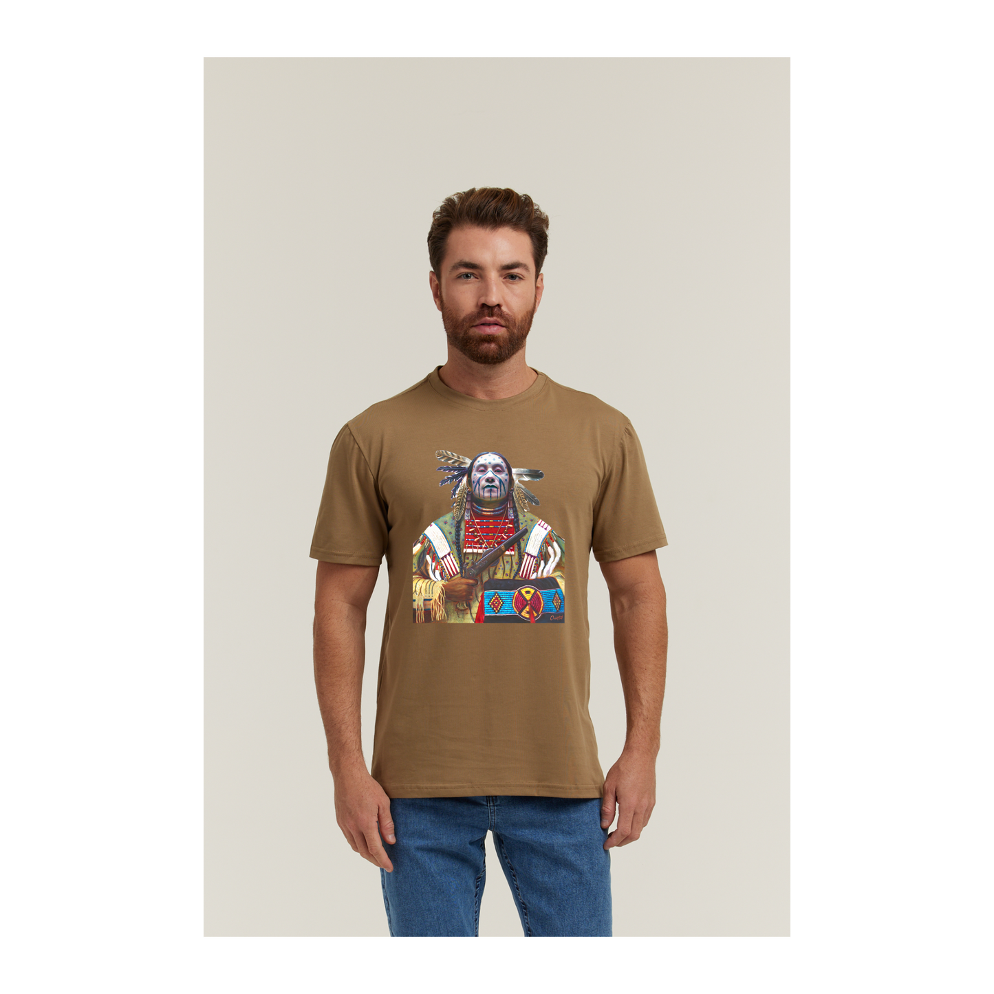 Camiseta Pima Verde Militar