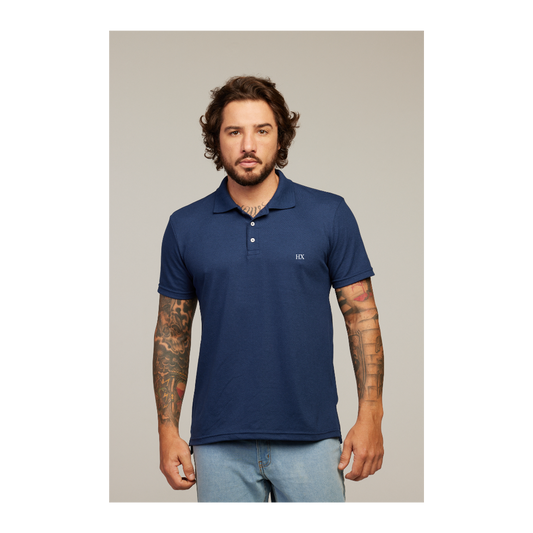 Camisa Polo Azul Marinho