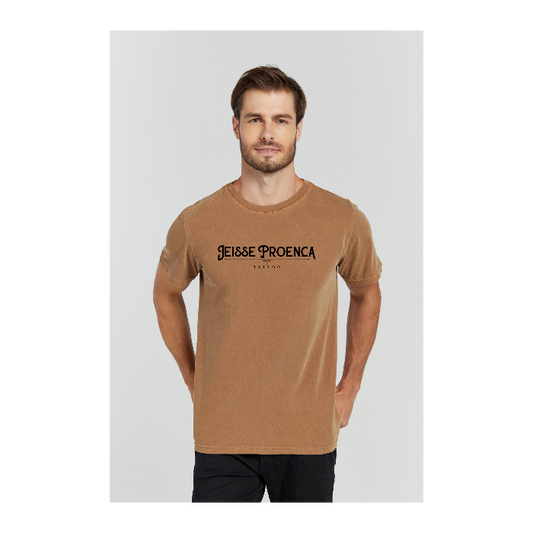 Camiseta Estonada Marrom