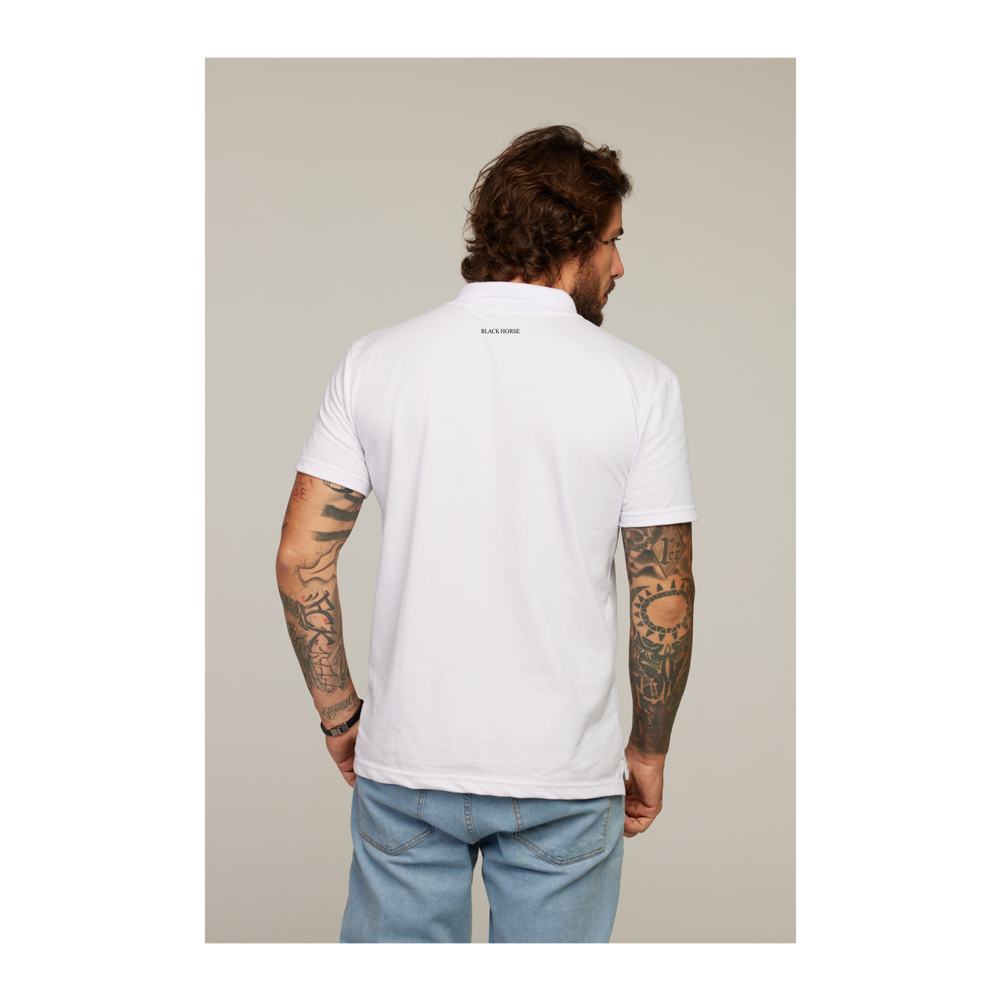 Camisa Polo Branca