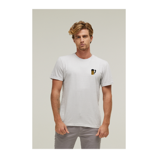 Camiseta Estonada Branco Gelo