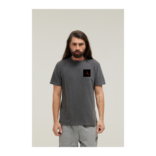 Camiseta Estonada Cinza Chumbo