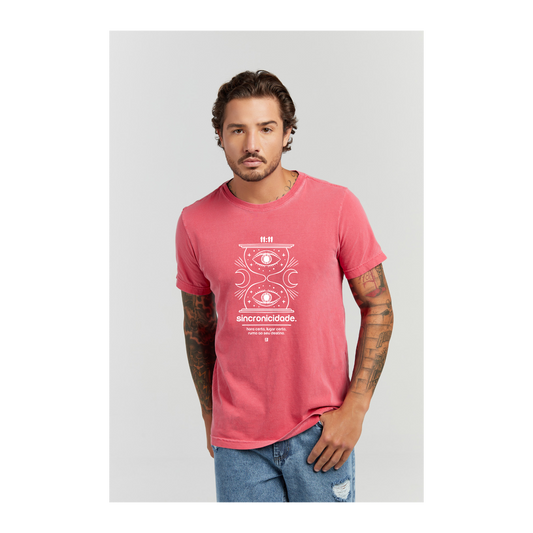 Camiseta Estonada Vermelho