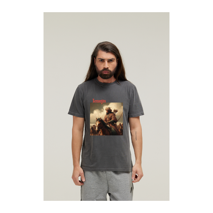 Camiseta Estonada Cinza Chumbo