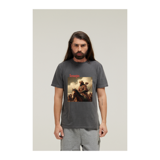 Camiseta Estonada Cinza Chumbo