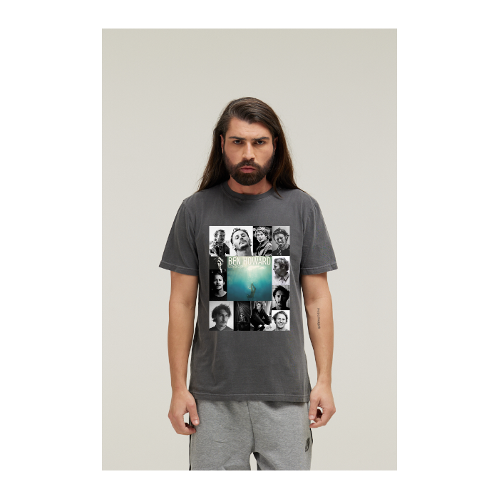 Camiseta Estonada Cinza Chumbo