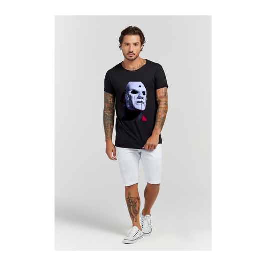 Camiseta Longline Preto