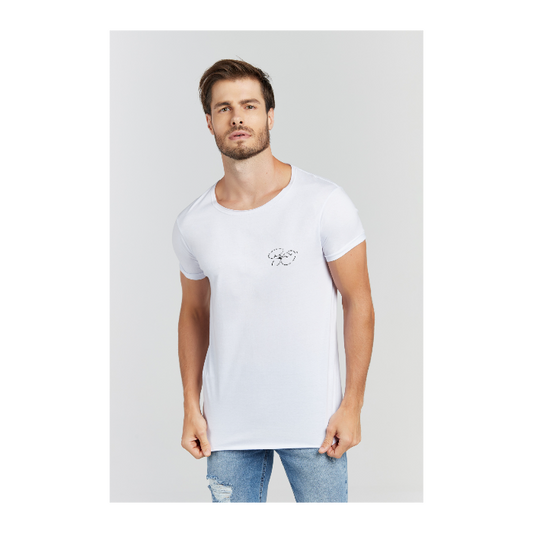 Camiseta Longline Branco