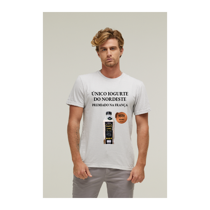 Camiseta Estonada Branco Gelo