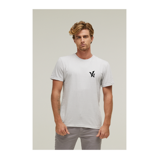 Camiseta Estonada Branco Gelo
