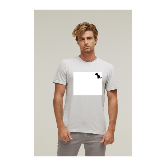 Camiseta Estonada Branco Gelo