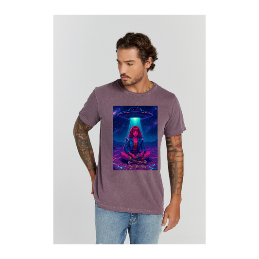Camiseta Estonada Roxo