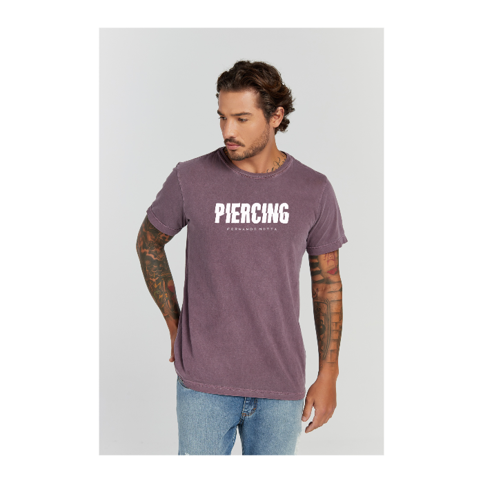 Camiseta Estonada Roxo