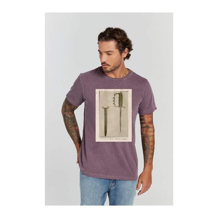 Camiseta Estonada Roxo