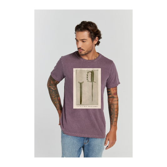 Camiseta Estonada Roxo