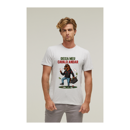 Camiseta Estonada Branco Gelo