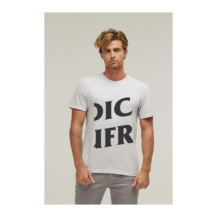 Camiseta Estonada Branco Gelo
