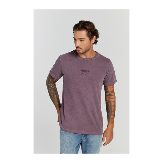 Camiseta Estonada Roxo