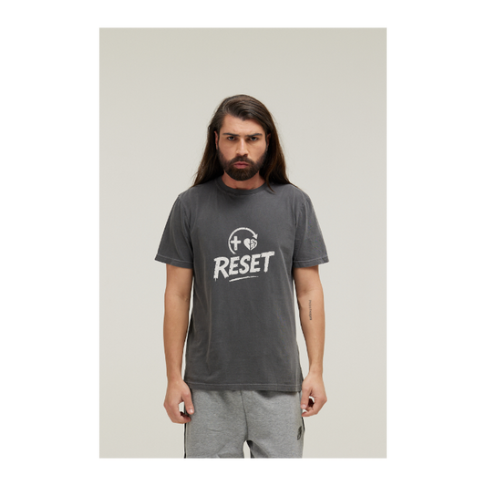 Camiseta Estonada Cinza Chumbo