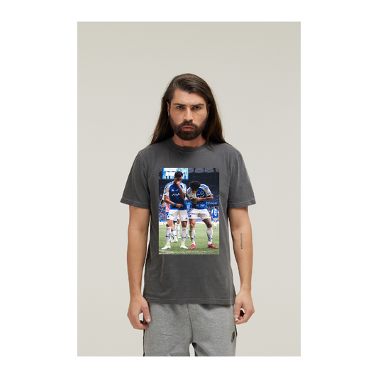 Camiseta Estonada Cinza Chumbo