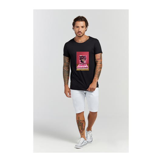 Camiseta Longline Preto