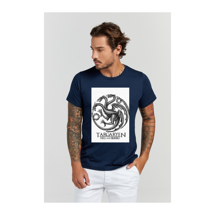 Camiseta Premium Azul Marinho