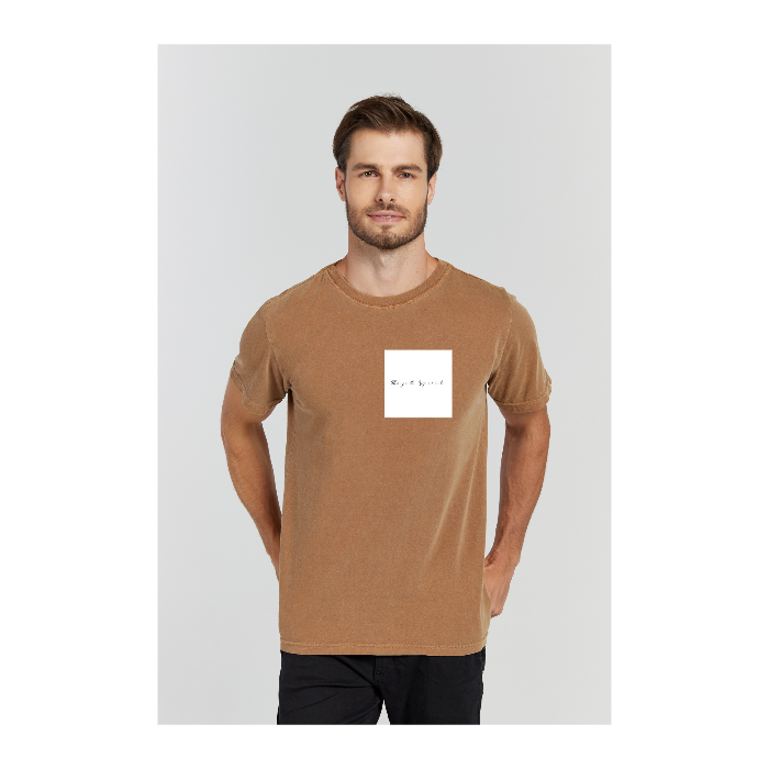 Camiseta Estonada Marrom