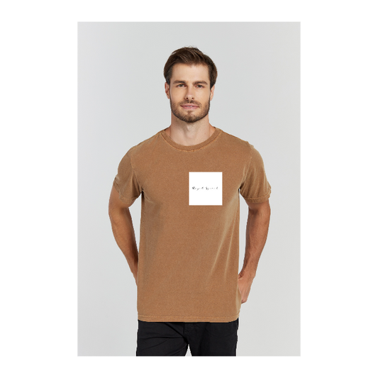 Camiseta Estonada Marrom