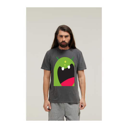 Camiseta Estonada Cinza Chumbo