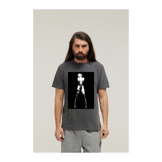 Camiseta Estonada Cinza Chumbo