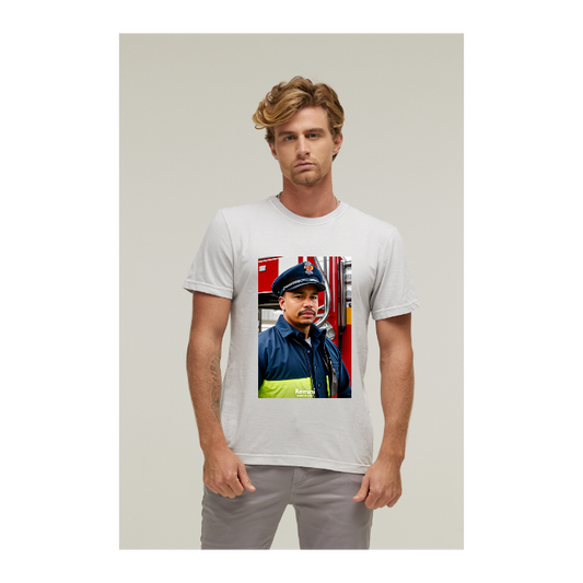 Camiseta Estonada Branco Gelo