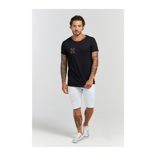 Camiseta Longline Preto