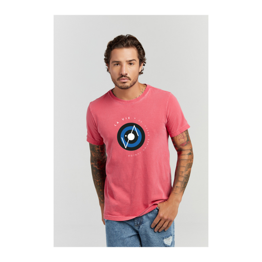Camiseta Estonada Vermelho