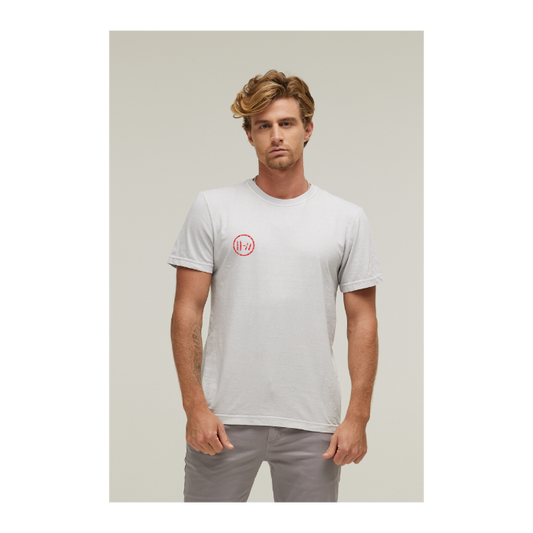 Camiseta Estonada Branco Gelo